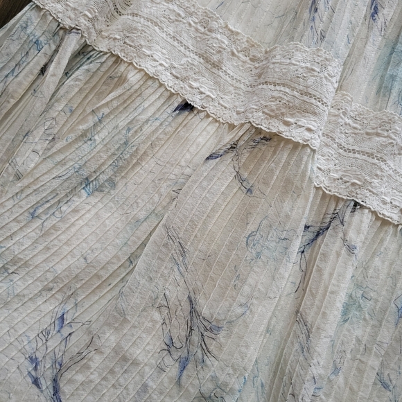 Marchesa Voyage Silk Tiered Maxi Skirt Size 6 - Picture 4 of 6